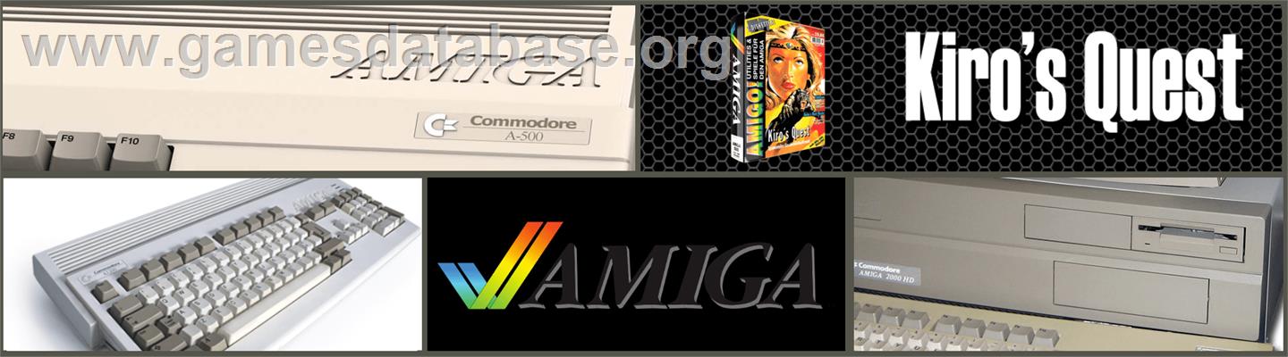 Kiro's Quest - Commodore Amiga - Artwork - Marquee