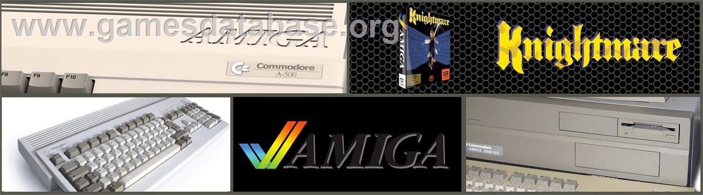 Knightmare - Commodore Amiga - Artwork - Marquee