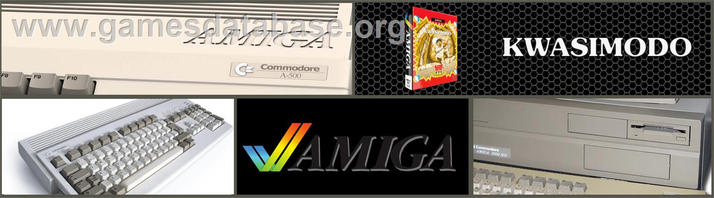Kwasimodo - Commodore Amiga - Artwork - Marquee