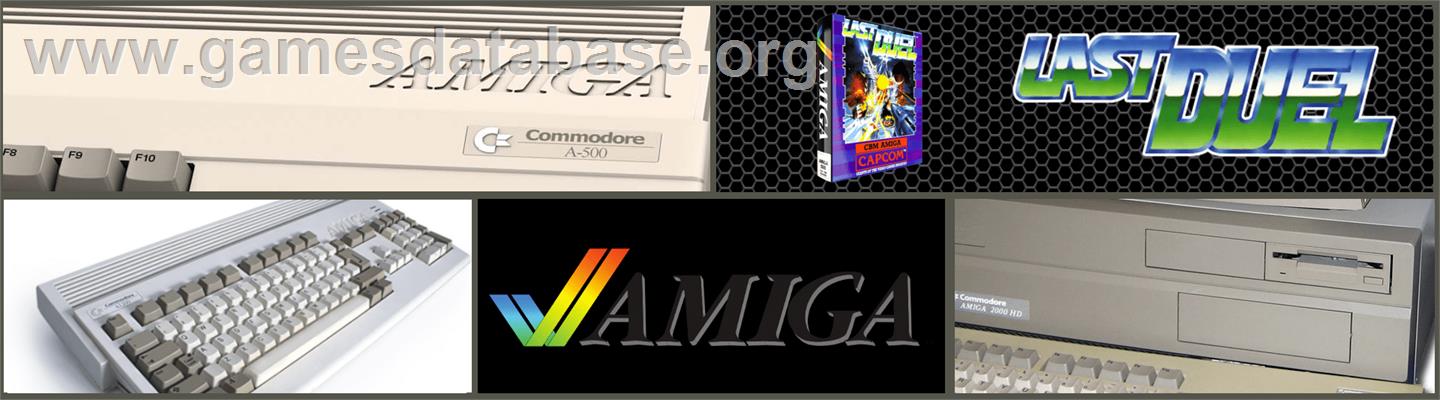 Last Duel - Commodore Amiga - Artwork - Marquee
