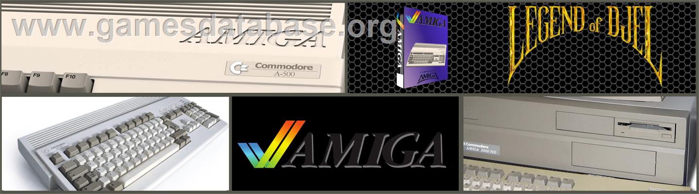 Legend Of Djel - Commodore Amiga - Artwork - Marquee