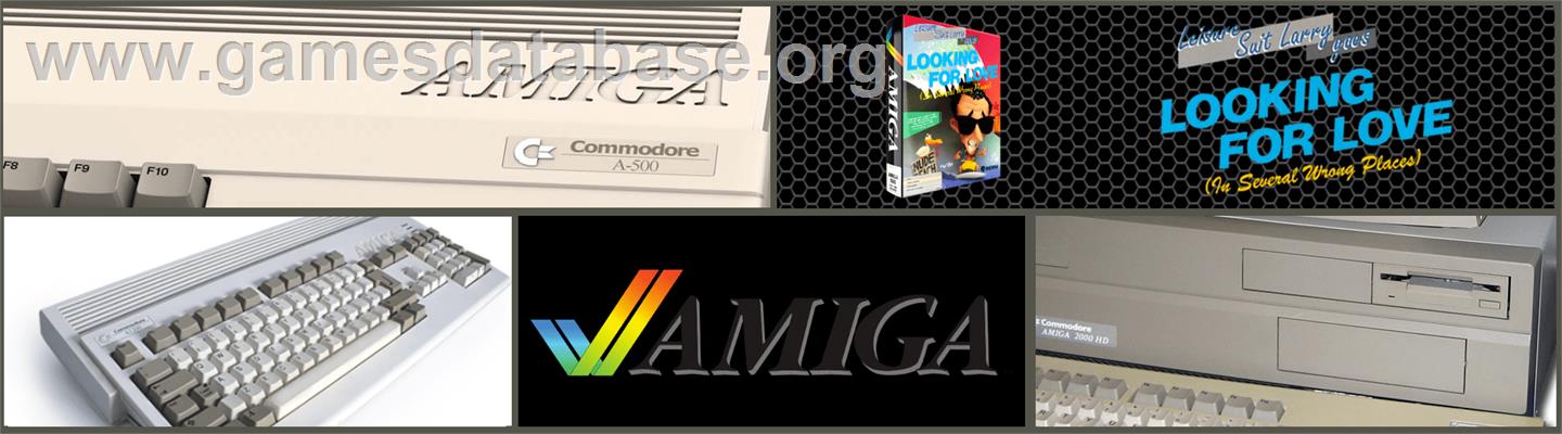 Leisure Suit Larry: Triple Pack - Commodore Amiga - Artwork - Marquee