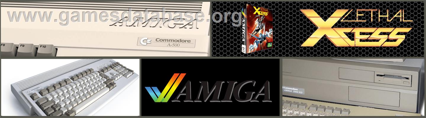 Lethal Xcess: Wings of Death 2 - Commodore Amiga - Artwork - Marquee