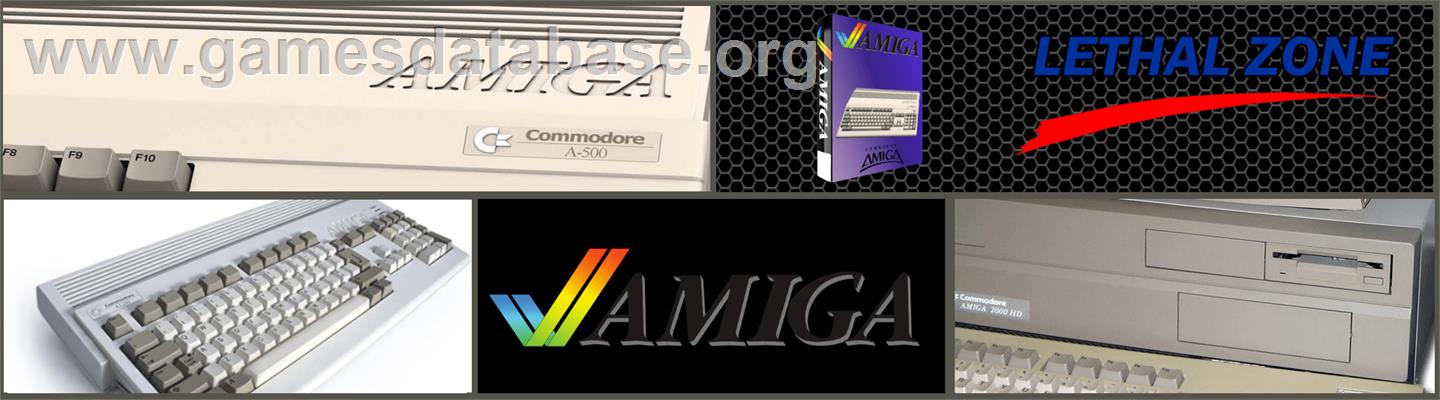Lethal Zone - Commodore Amiga - Artwork - Marquee