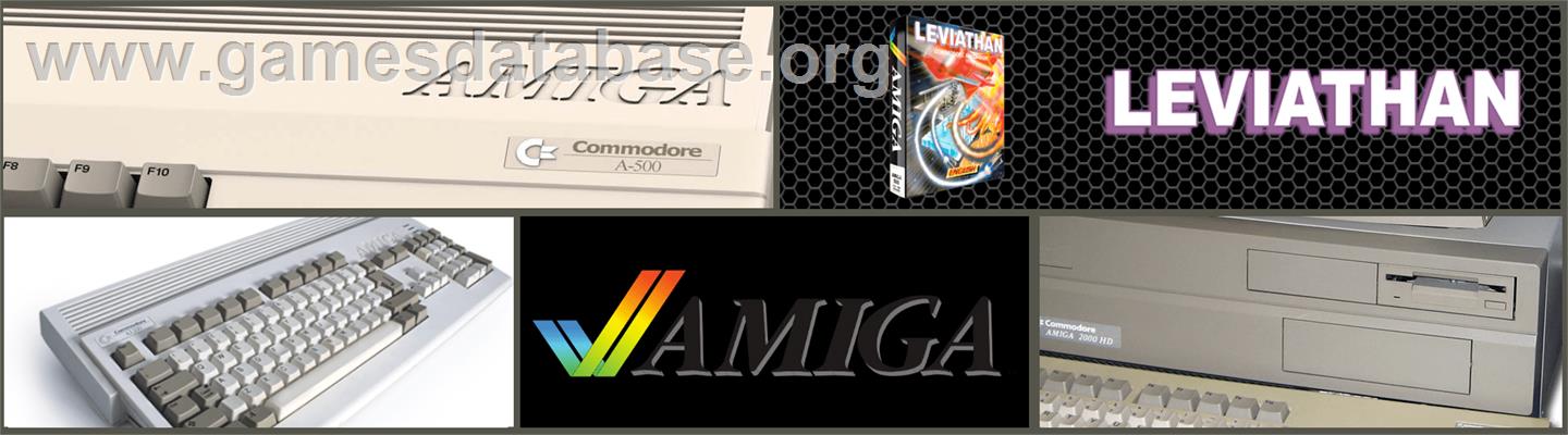 Leviathan - Commodore Amiga - Artwork - Marquee