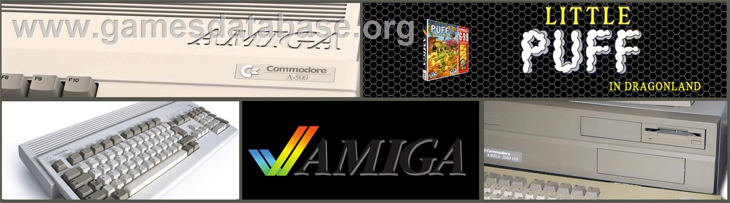 Little Puff in Dragonland - Commodore Amiga - Artwork - Marquee