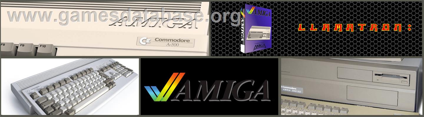 Llamatron: 2112 - Commodore Amiga - Artwork - Marquee