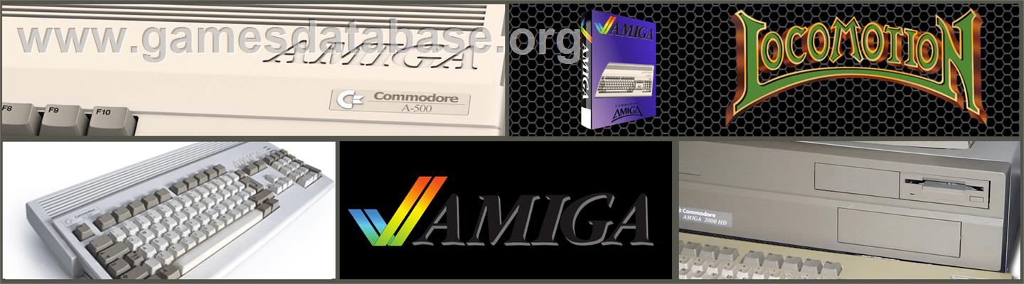 Loco-Motion - Commodore Amiga - Artwork - Marquee