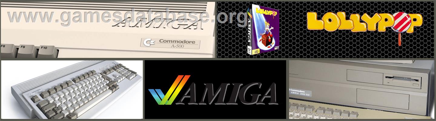Lollypop - Commodore Amiga - Artwork - Marquee