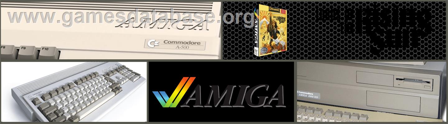 Lords of the Rising Sun - Commodore Amiga - Artwork - Marquee