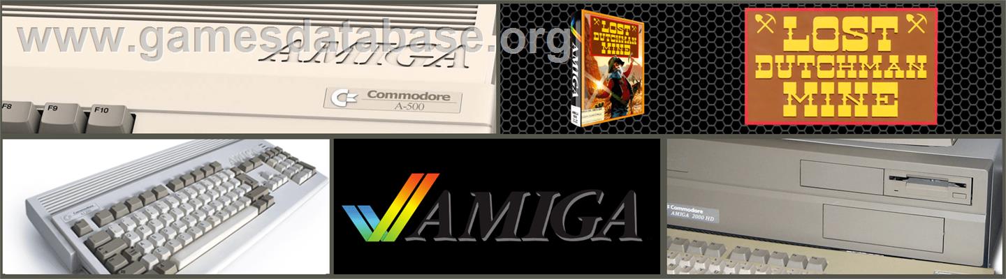 Lost Dutchman Mine - Commodore Amiga - Artwork - Marquee