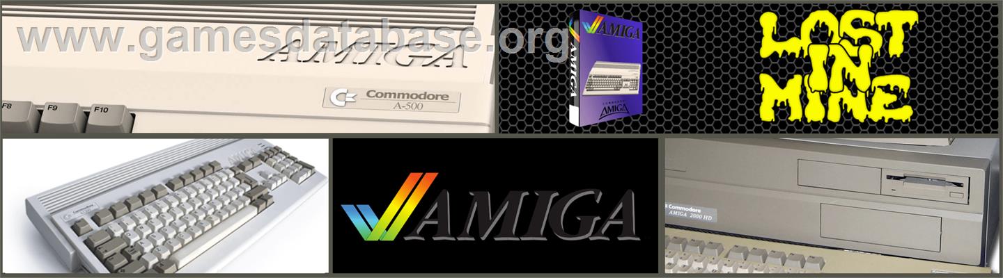 Lost In Mine - Commodore Amiga - Artwork - Marquee