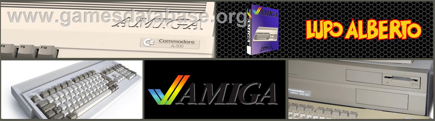 Lupo Alberto: The VideoGame - Commodore Amiga - Artwork - Marquee