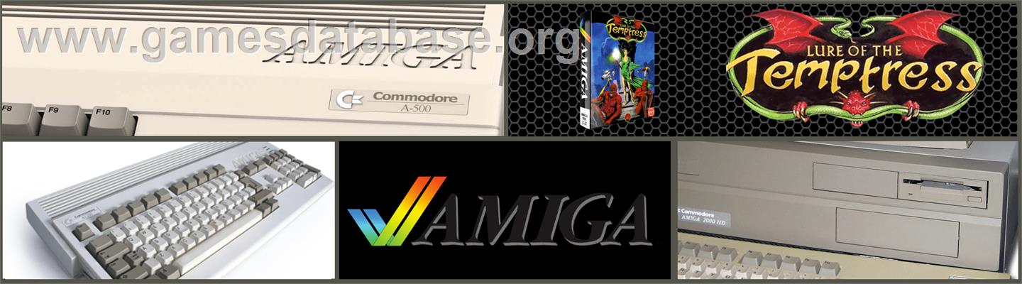 Lure of the Temptress - Commodore Amiga - Artwork - Marquee