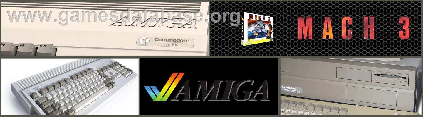 Mach 3 - Commodore Amiga - Artwork - Marquee