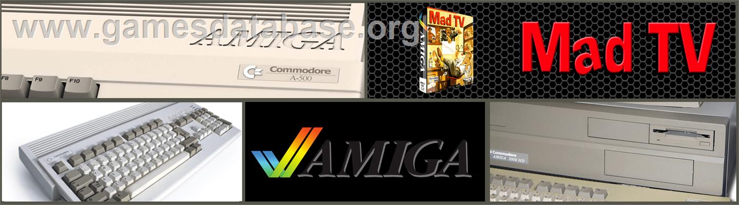 Mad TV - Commodore Amiga - Artwork - Marquee