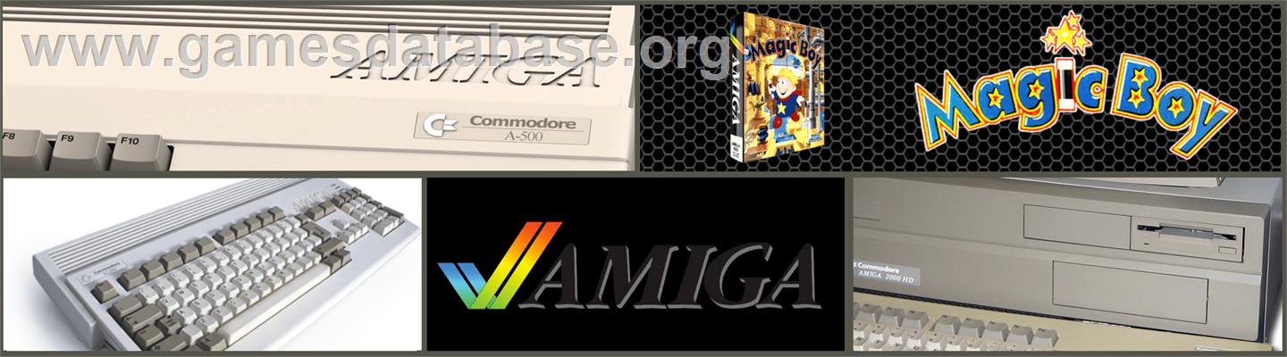 Magic Boy - Commodore Amiga - Artwork - Marquee