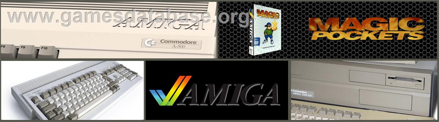 Magic Pockets - Commodore Amiga - Artwork - Marquee