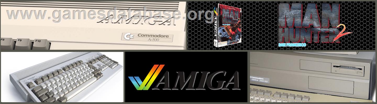Manhunter: New York - Commodore Amiga - Artwork - Marquee