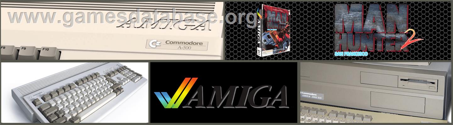 Manhunter: San Francisco - Commodore Amiga - Artwork - Marquee