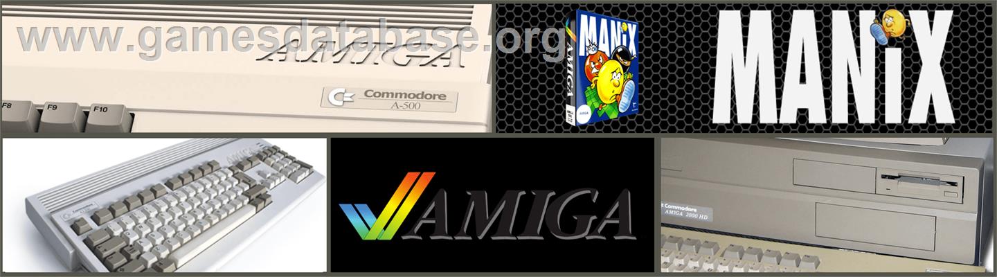 Manix - Commodore Amiga - Artwork - Marquee
