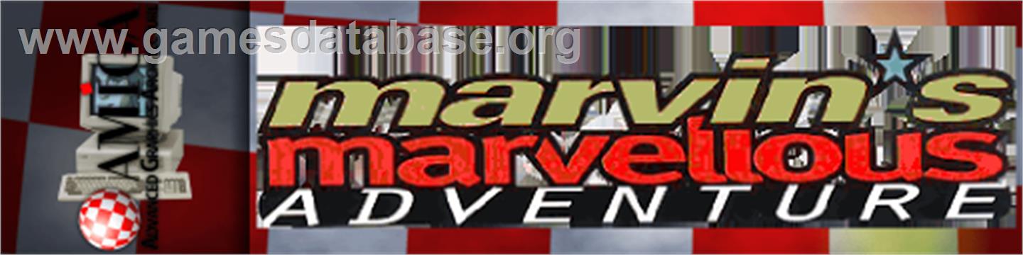 Marvin's Marvellous Adventure - Commodore Amiga - Artwork - Marquee