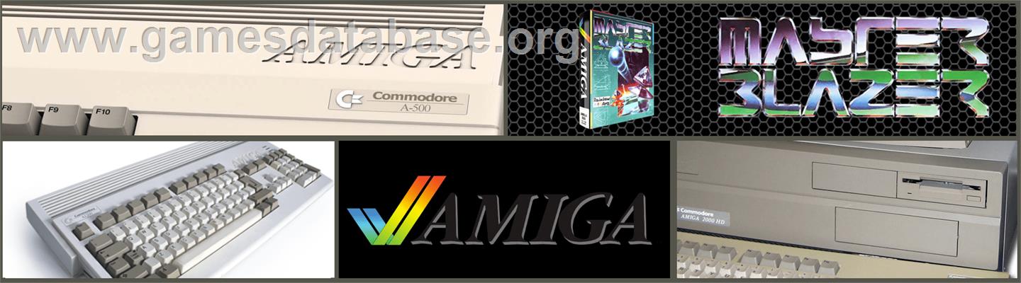 Masterblazer - Commodore Amiga - Artwork - Marquee