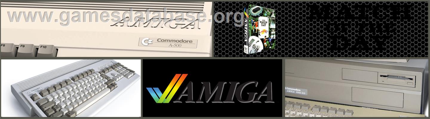 Match of the Day - Commodore Amiga - Artwork - Marquee