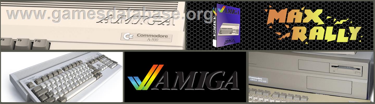 Max Rally - Commodore Amiga - Artwork - Marquee