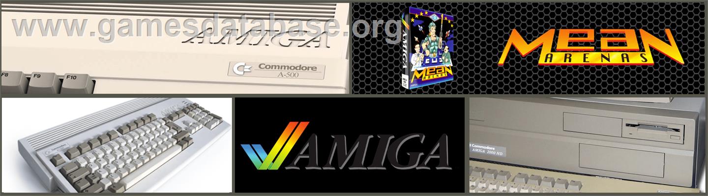 Mean Arenas - Commodore Amiga - Artwork - Marquee