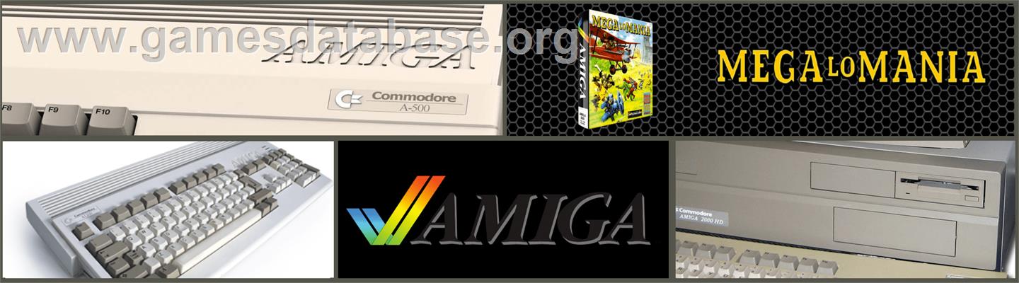 Mega Lo Mania - Commodore Amiga - Artwork - Marquee