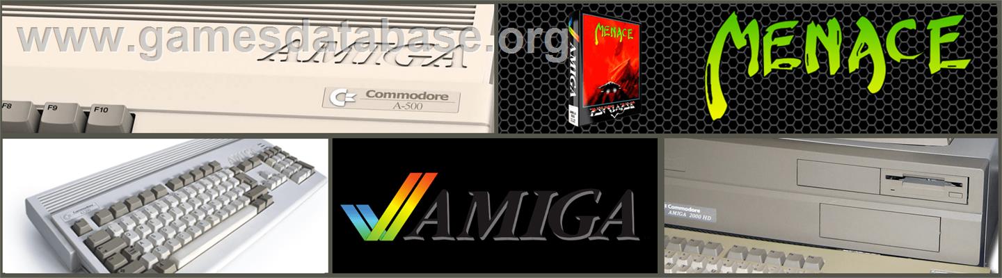 Menace - Commodore Amiga - Artwork - Marquee