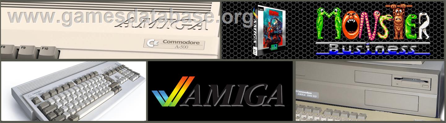 Monster Business - Commodore Amiga - Artwork - Marquee