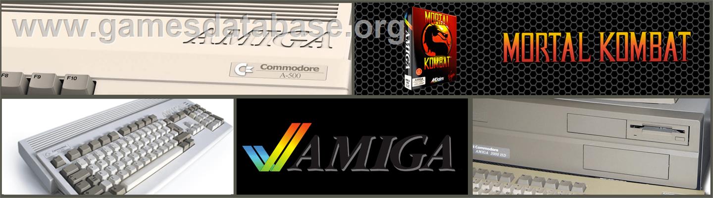 Mortal Kombat - Commodore Amiga - Artwork - Marquee