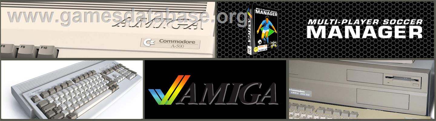 Multi-player Soccer Manager - Commodore Amiga - Artwork - Marquee