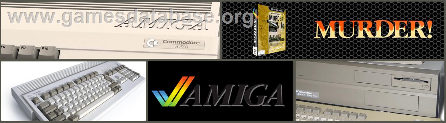 Murder! - Commodore Amiga - Artwork - Marquee