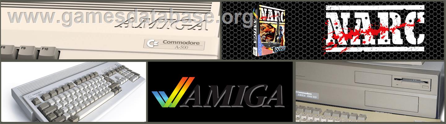 Narc - Commodore Amiga - Artwork - Marquee