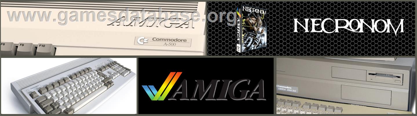 Necronom - Commodore Amiga - Artwork - Marquee