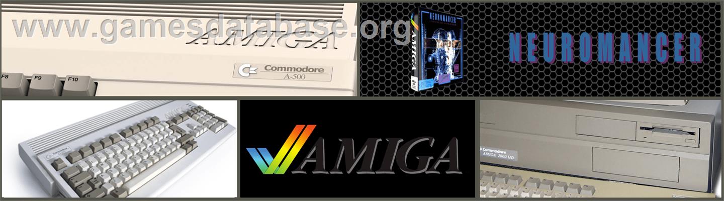 Neuromancer - Commodore Amiga - Artwork - Marquee