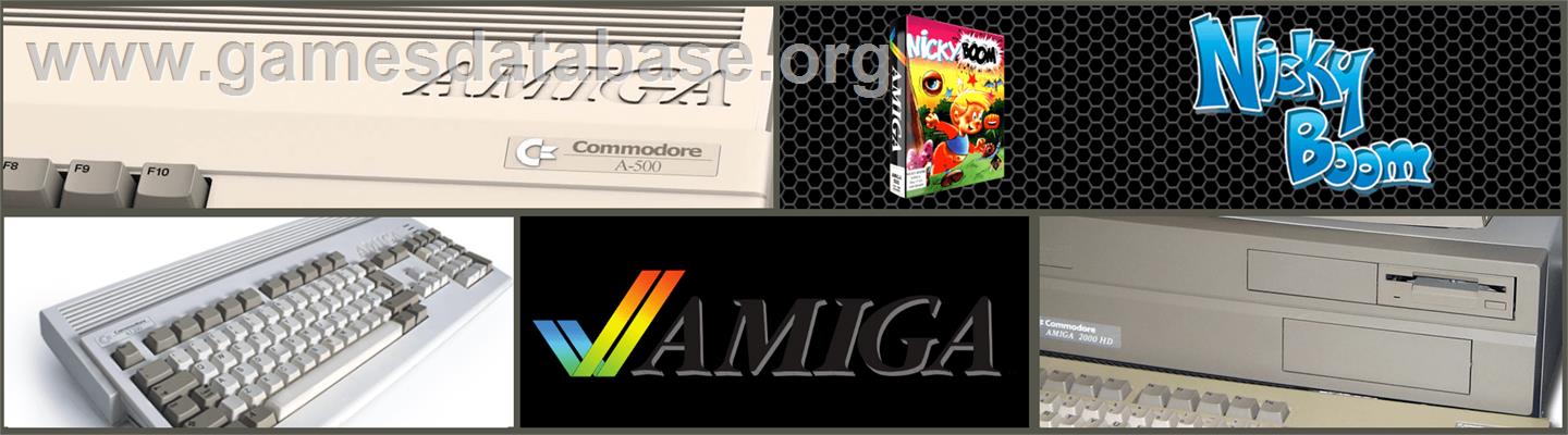 Nicky Boom - Commodore Amiga - Artwork - Marquee