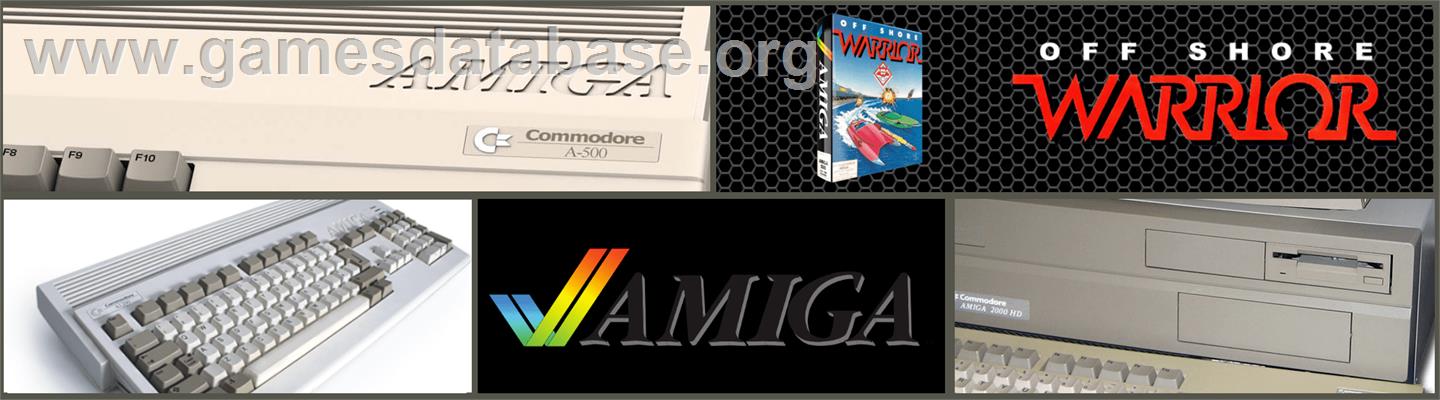 Off Shore Warrior - Commodore Amiga - Artwork - Marquee
