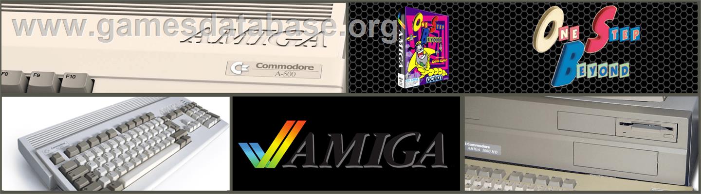 One Step Beyond - Commodore Amiga - Artwork - Marquee