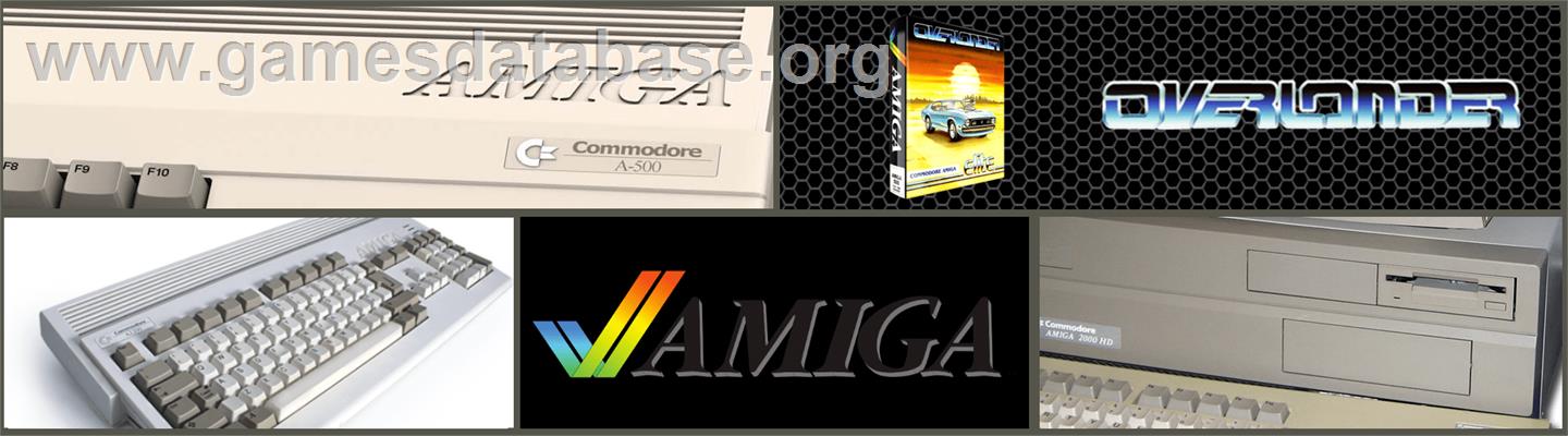 Overlander - Commodore Amiga - Artwork - Marquee