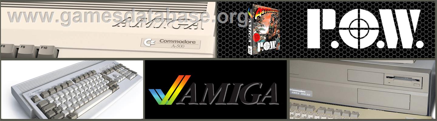P.o.w. - Commodore Amiga - Artwork - Marquee