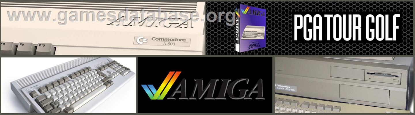 PGA Tour Golf - Commodore Amiga - Artwork - Marquee