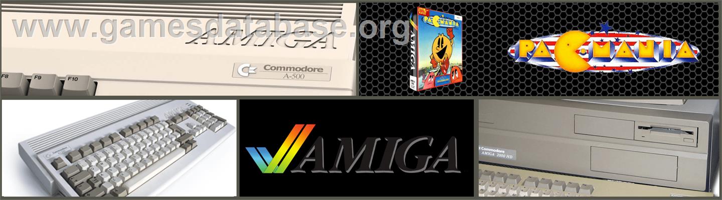 Pac-Mania - Commodore Amiga - Artwork - Marquee