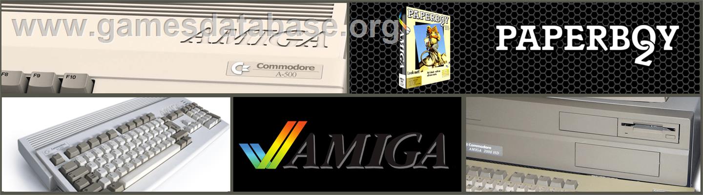 Paperboy 2 - Commodore Amiga - Artwork - Marquee