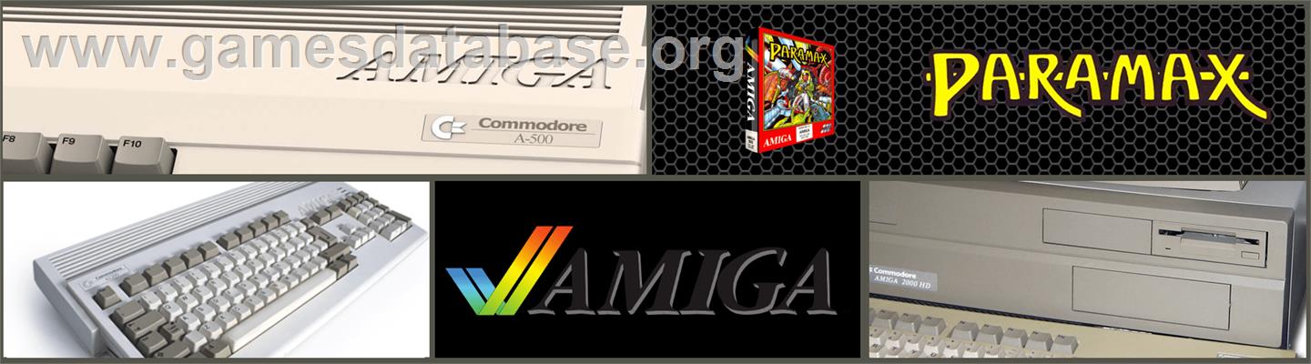 Paramax - Commodore Amiga - Artwork - Marquee