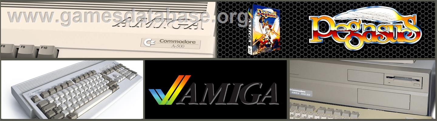 Pegasus - Commodore Amiga - Artwork - Marquee
