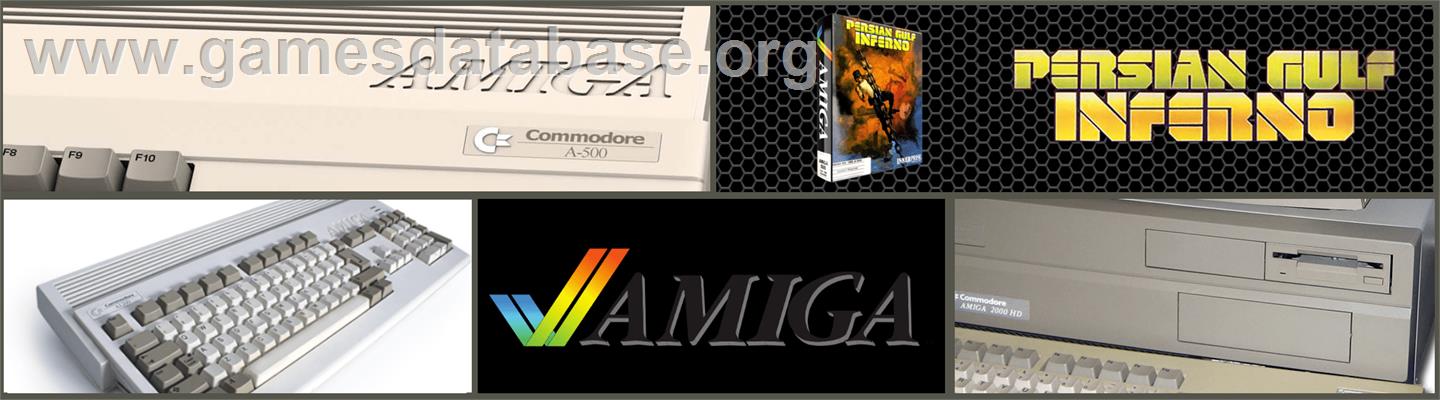 Persian Gulf Inferno - Commodore Amiga - Artwork - Marquee